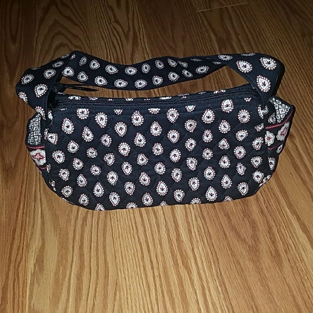 Vera Bradley Classic Black shoulder bag NWOT